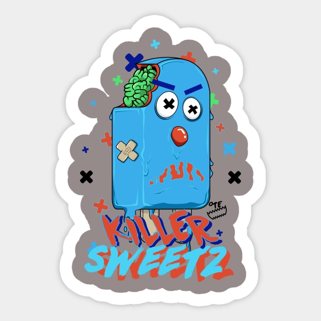 OTE Monster Popsicle Sticker by OwnTheElementsClothing